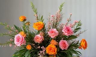 Floral arrangement in gallery 6